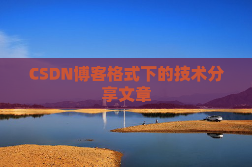 CSDN博客格式下的技术分享文章